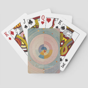 Pastel Prism: Rainbow Color Wheels Poker Cards
