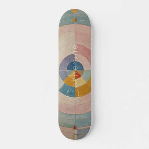 Pastel Prism Rainbow Color Wheels Skateboard