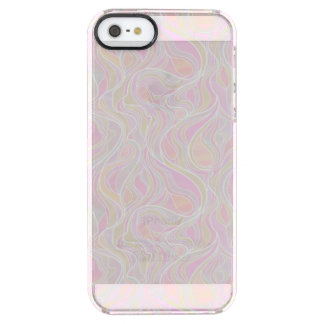 Pastel Psychedelic Stained Glass Style Clear iPhone SE/5/5s Case