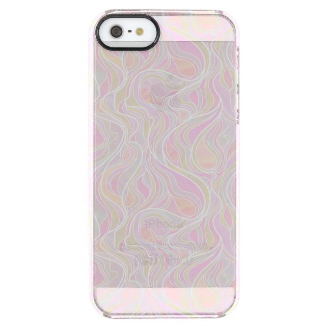 Pastel Psychedelic Stained Glass Style Uncommon iPhone Case (Back)