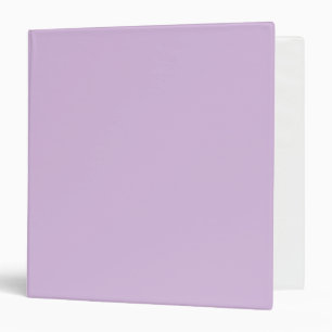 Pastel Purple 3 Ring Binder