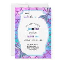 pastel purple and blue mermaid birthday Party