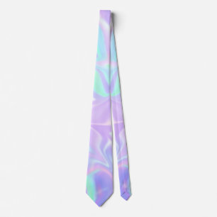 Pastel Purple and Mint Green Neck Tie