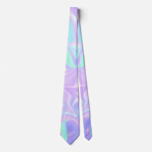 Pastel Purple and Mint Green Neck Tie