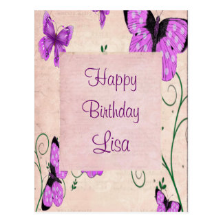 Fresh 50 Happy Birthday Lisa Card
