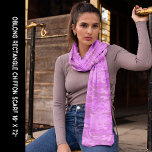 Pastel Purple Camouflage Chiffon Scarf<br><div class="desc">Pastel Purple Camouflage Chiffon Scarf. Fun for every camo lover. View all my shops here https://bit.ly/SandyspiderStores  Contact me at admin@giftsyoutreasure.com</div>