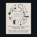 Pastel Purple Cleaning Services  Flyer<br><div class="desc">Modern cleaning services business flyer features cleaning equipment and ''cleaning services'' in modern capital lettering. Personalize further with your contact details and services. Perfect for domestic and industrial cleaning services.</div>