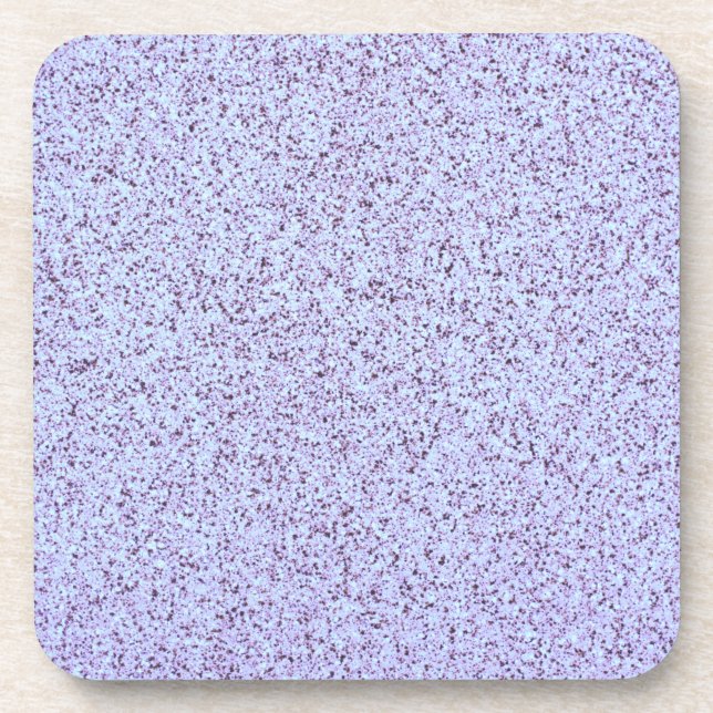 Pastel Purple Concrete Texture Beverage Coaster (Front)