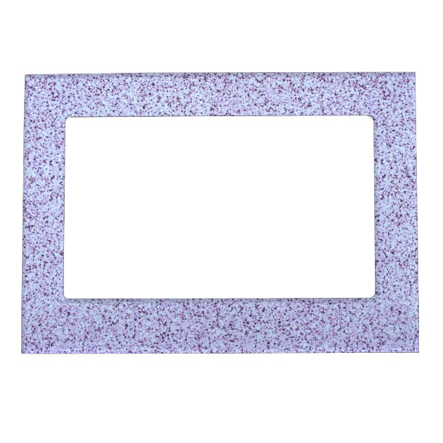 Pastel Purple Concrete Texture Magnetic Frame (Front)