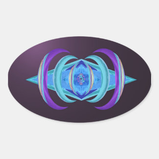 Pastel Purple Dharma Astract Stickers