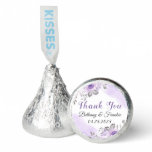 Pastel Purple Floral Thank You Hershey®'s Kisses®