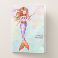 Pastel Purple Girly Mermaid