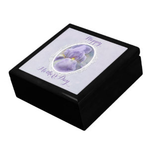 Pastel Purple Iris Mother's Day Gift Box