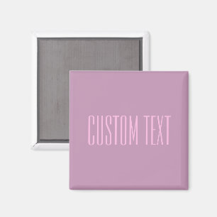 Pastel Purple & Light Pink Modern Editable Text Magnet