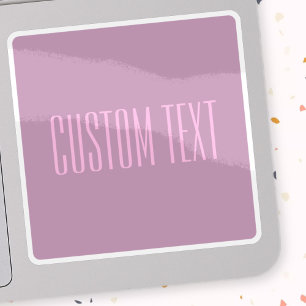 Pastel Purple & Light Pink Modern Editable Text Sticker