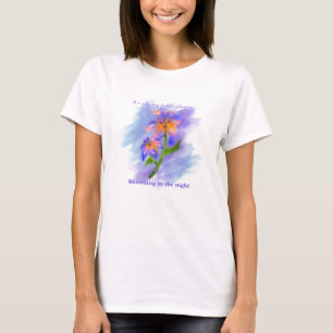 Pastel Purple Minimalist Flower. T-Shirt