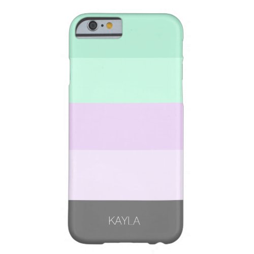 Pastel PurpleMints iPhone case