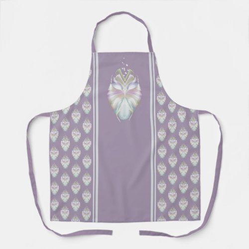 Pastel Purple Oracle Owl Apron