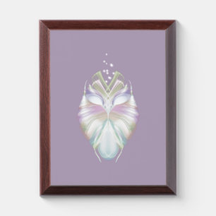 Pastel Purple Oracle Owl Award Plaque