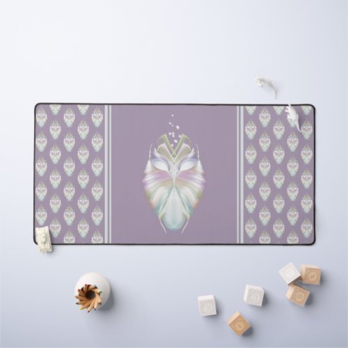 Pastel Purple Oracle Owl Desk Mat