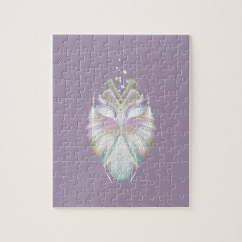 Pastel Purple Oracle Owl Jigsaw Puzzle