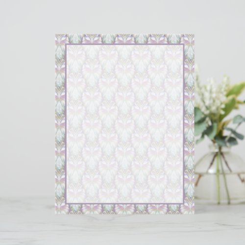 Pastel Purple Oracle Owl Pattern