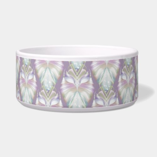 Pastel Purple Oracle Owl Pattern Bowl