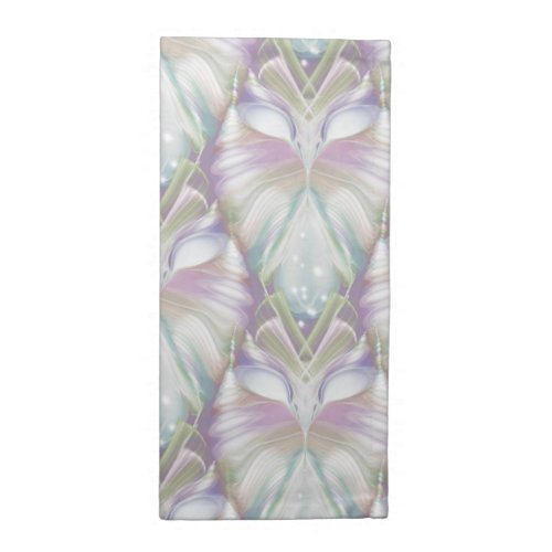 Pastel Purple Oracle Owl Pattern Cloth Napkin