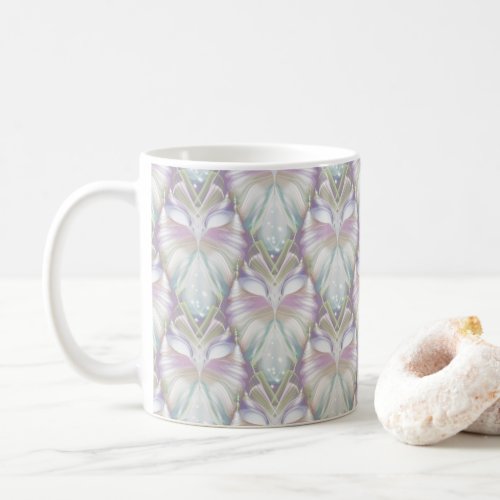 Pastel Purple Oracle Owl Pattern Coffee Mug
