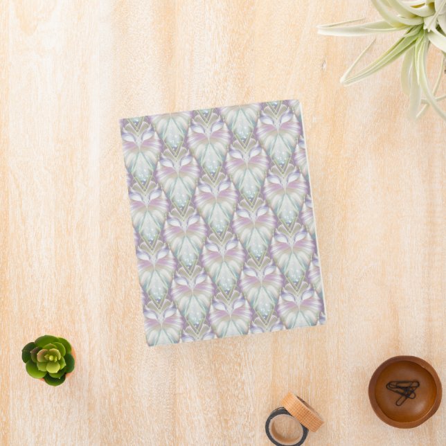 Pastel Purple Oracle Owl Pattern Mini Binder (InSitu)