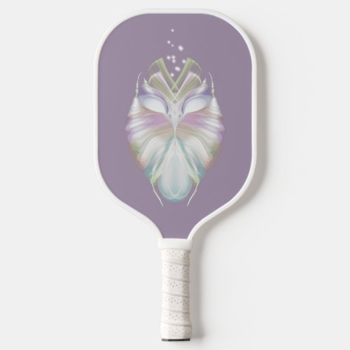 Pastel Purple Oracle Owl Pickleball Paddle