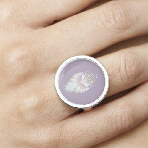 Pastel Purple Oracle Owl Ring