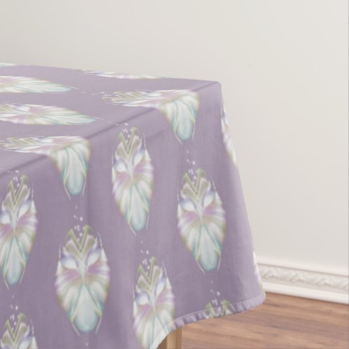 Pastel Purple Oracle Owl Tablecloth