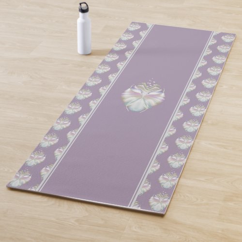 Pastel Purple Oracle Owl Yoga Mat