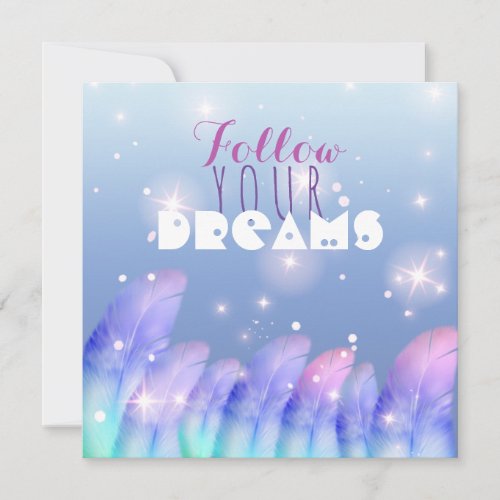 Pastel Purple Pink Feathers Sparkles Inspirational