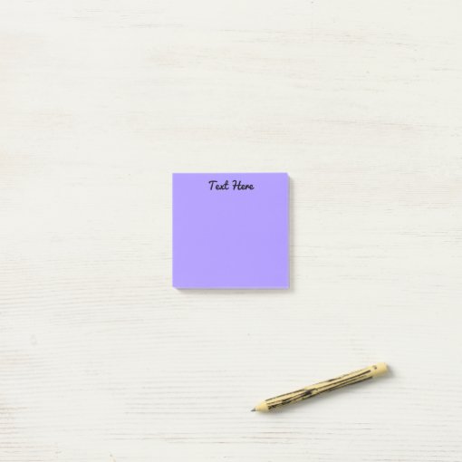 Pastel Purple Post-it Notes | Zazzle