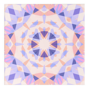 Pastel Purple Soft Peach Pink Star Dopamine Acrylic Print