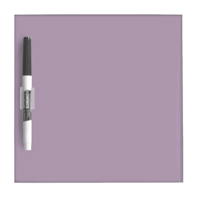 Pastel Purple Solid Color Dry Erase Board (Front)