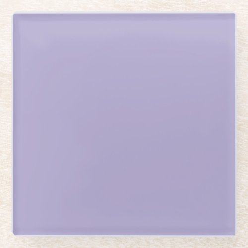 Pastel Purple Solid Color Lavender 15_3817 Glass Coaster