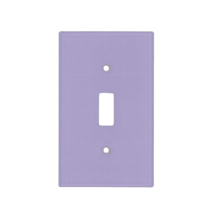 Pastel Purple Solid Color Lavender 15-3817 Light Switch Cover