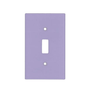 Pastel Purple Solid Color Lavender 15-3817 Light Switch Cover