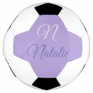 Pastel  Purple   solid color monogrammed