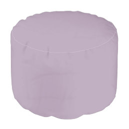 Pastel Purple Solid Color Pouf
