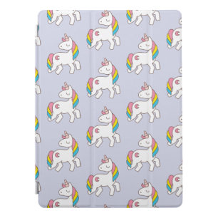 Pastel Purple Unicorn Pattern iPad Pro Cover