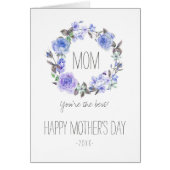 Pastel Purple Watercolor Floral | Mother's Day (Front)