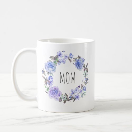 Pastel Purple Watercolor Floral  Mothers Day Coffee Mug