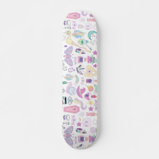 Pastel Purple Witch Designer Skateboard Deck