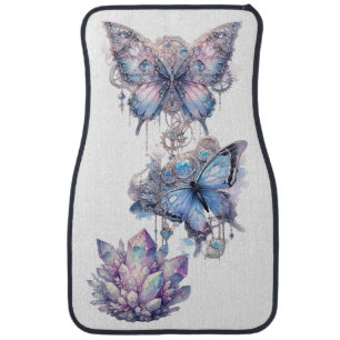 Pastel Quartz Cluster Car Floor Mat