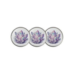 Pastel Quartz Cluster Golf Ball Marker
