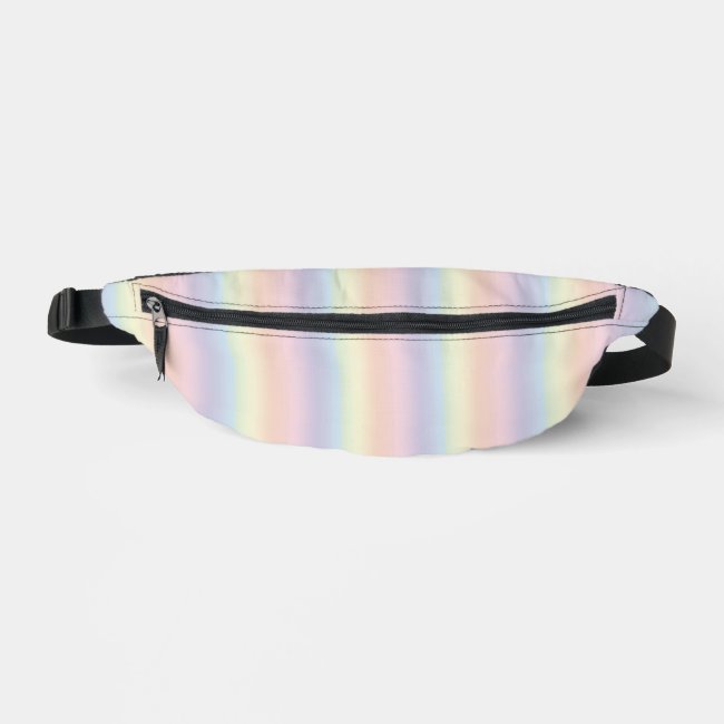 Pastel Rainbow Abstract Fanny Pack